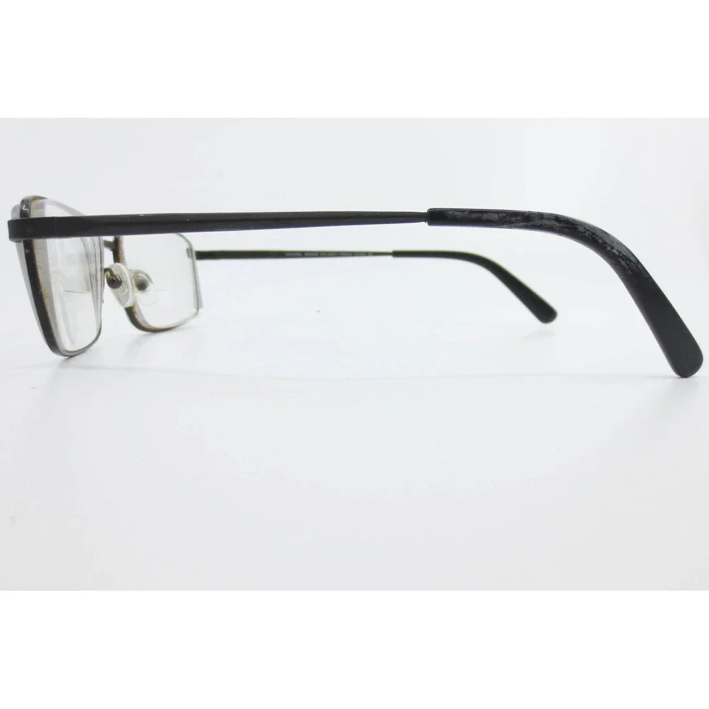 Michael Ryen 104 Eyeglasses Matte Black Rectangular Metal Frame 52-18-140